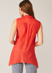Ysanne Silk Blend Blouse Cucumber Rose
