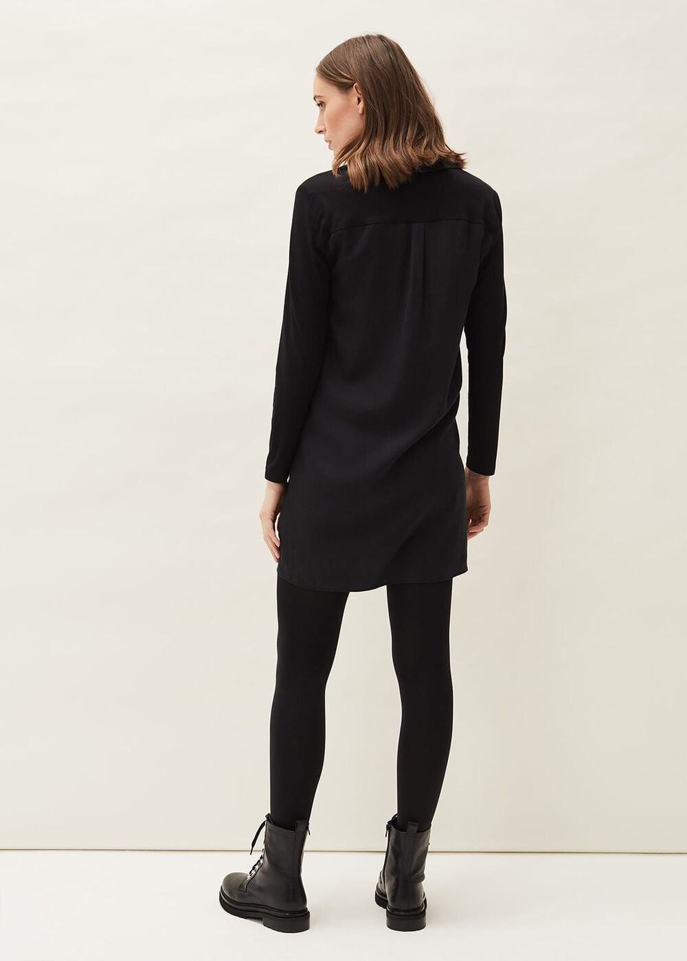 Neave Button Tunic Black