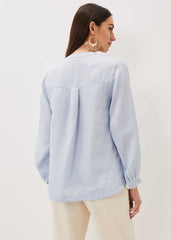 Emma Blouse Soft Blue