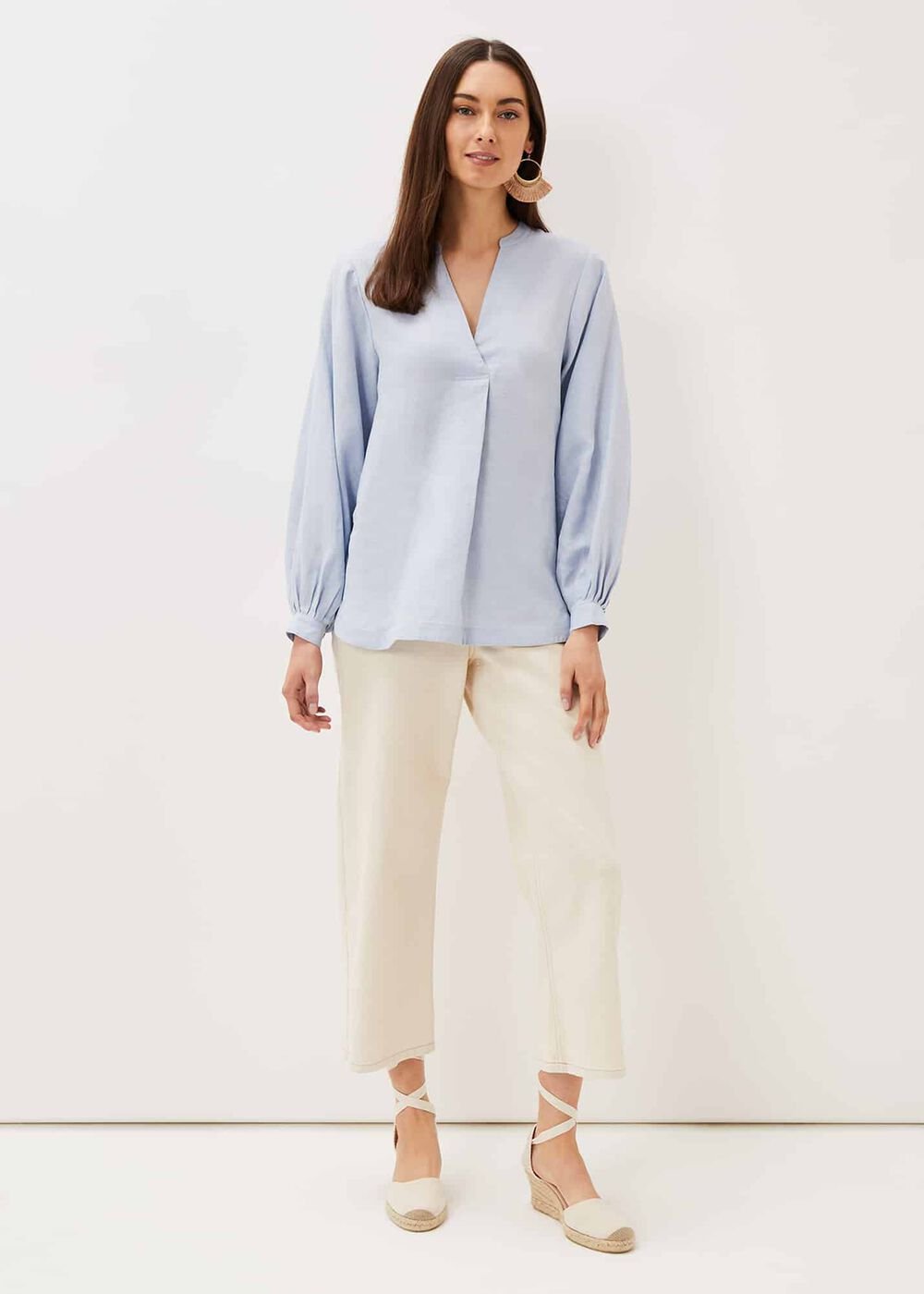 Emma Blouse Soft Blue
