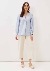 Emma Blouse Soft Blue