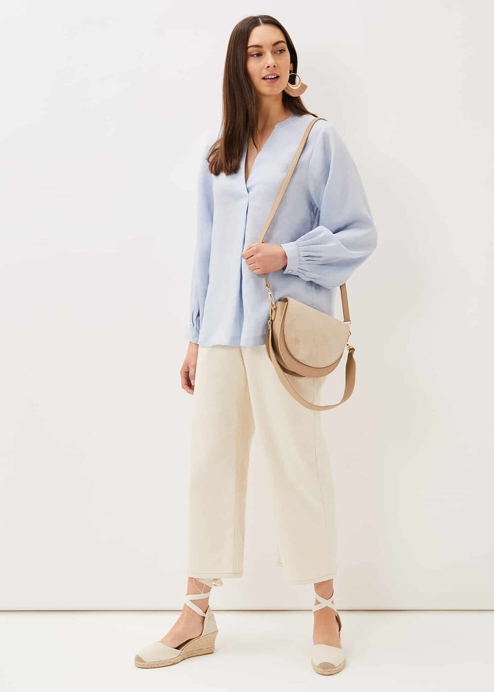 Emma Blouse Soft Blue