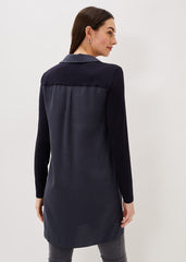 Neave Button Tunic Navy