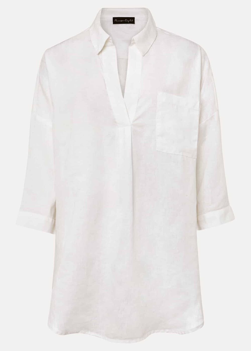 Cynthia Linen Blouse White