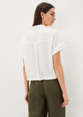 Mia Short Sleeve Shirt White