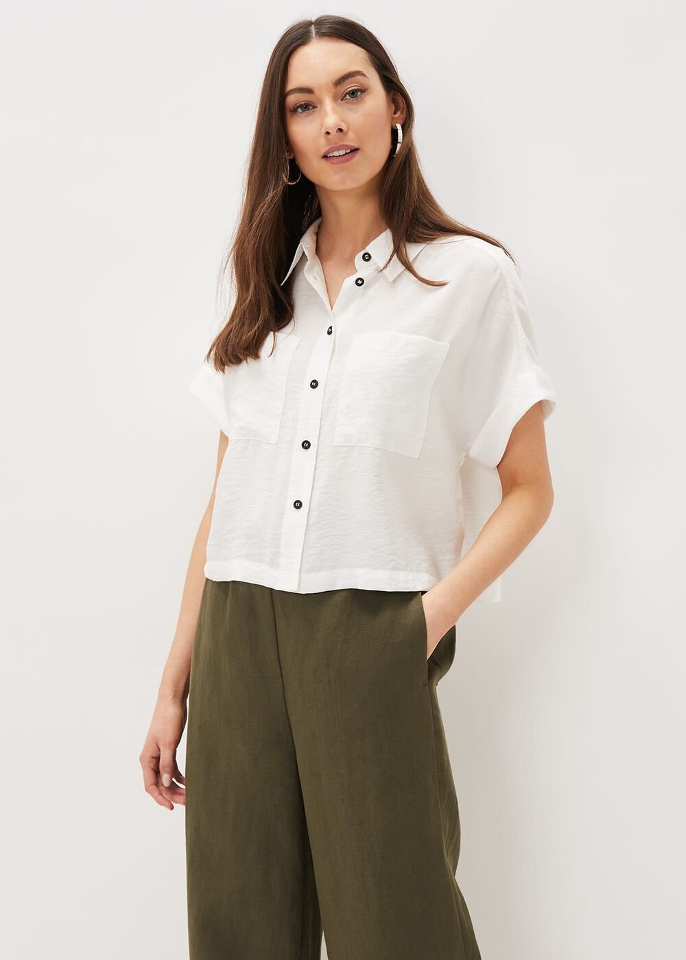 Mia Short Sleeve Shirt White