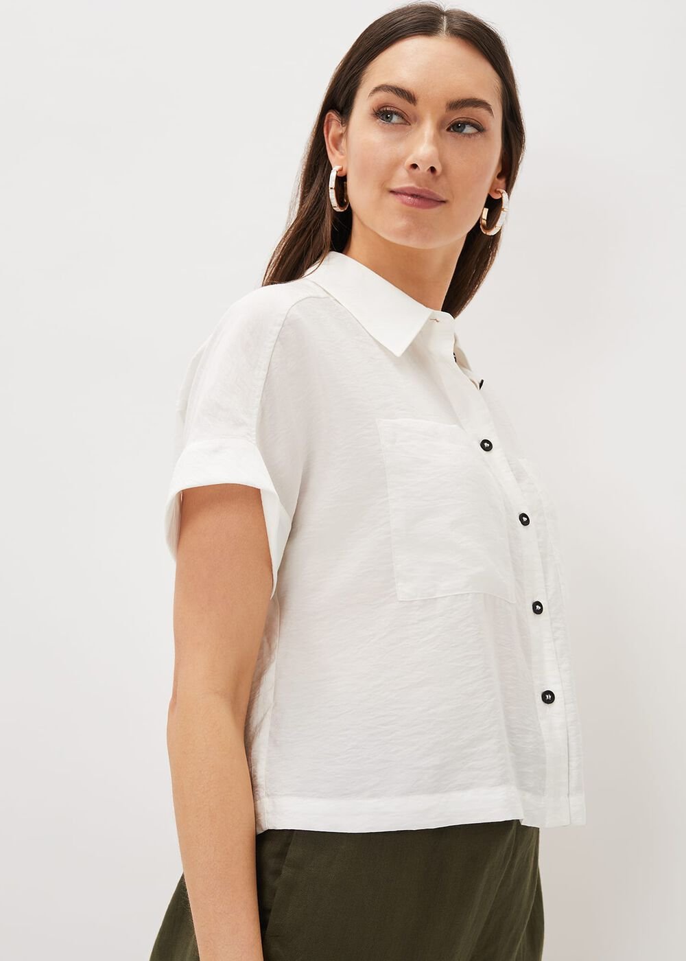 Mia Short Sleeve Shirt White