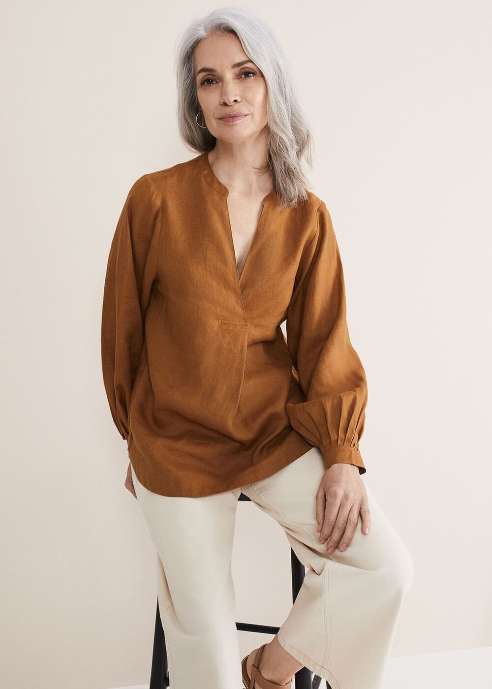 Emma Blouse Ginger