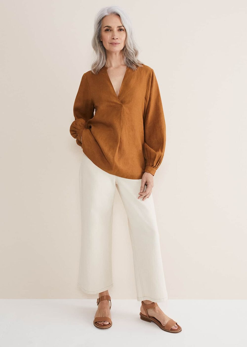 Emma Blouse Ginger