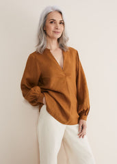 Emma Blouse Ginger