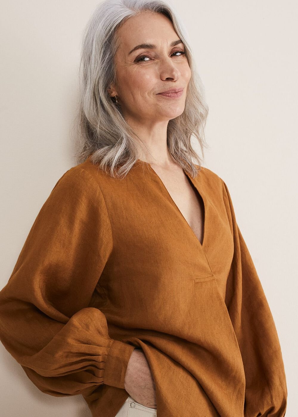 Emma Blouse Ginger