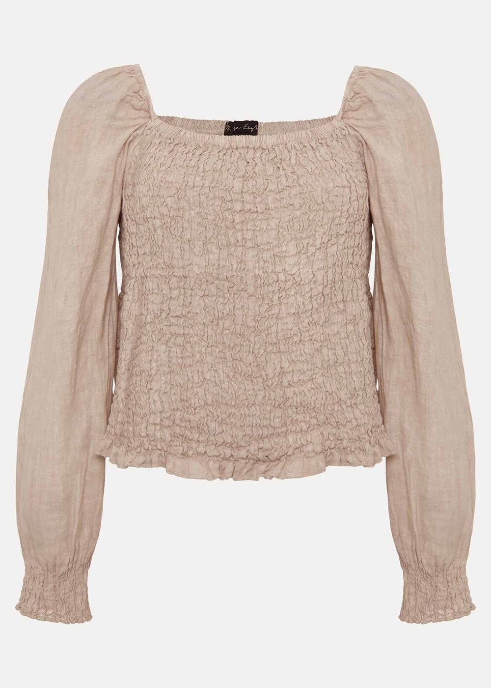 Esty Linen Blouse Stone