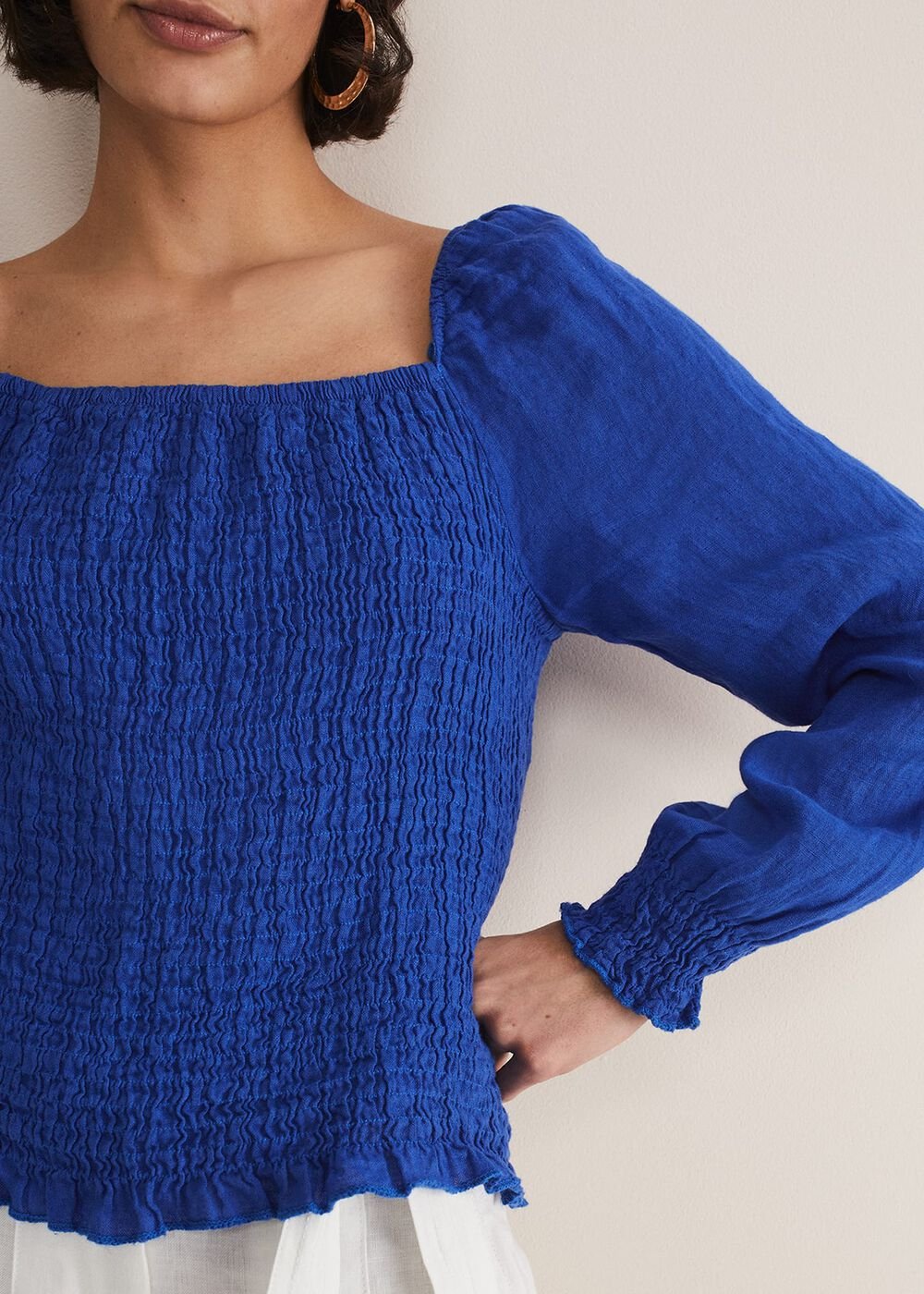 Esty Blue Blouse Cobalt