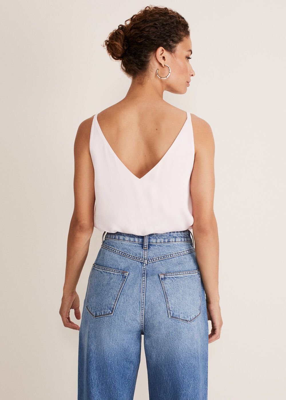 Alanis Cami Top Pale Pink