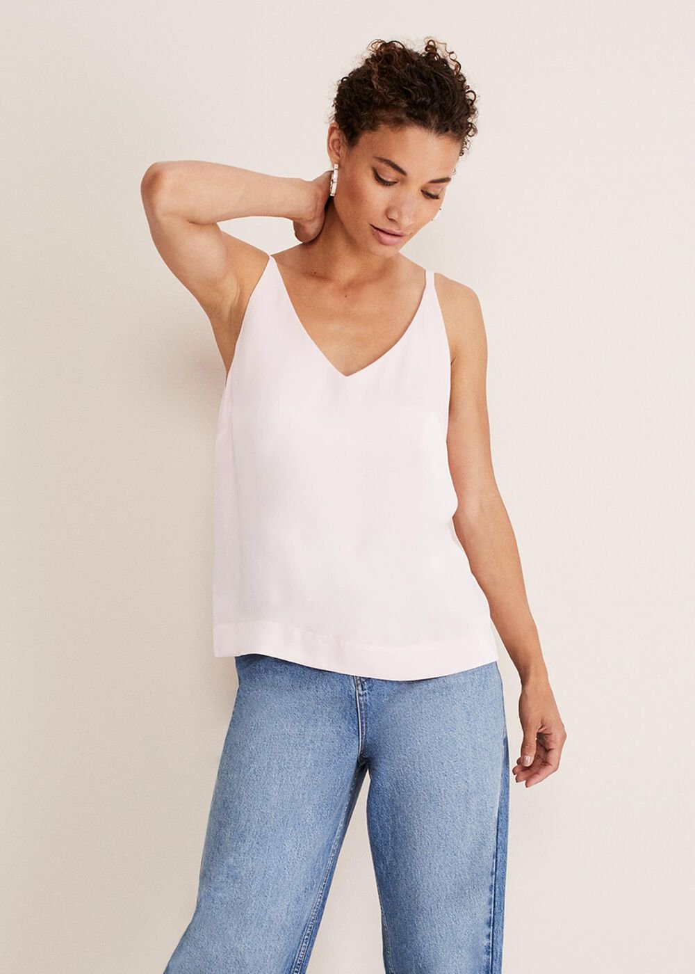 Alanis Cami Top Pale Pink