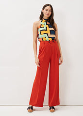Milano Sleeveless Print Blouse Dark Multi