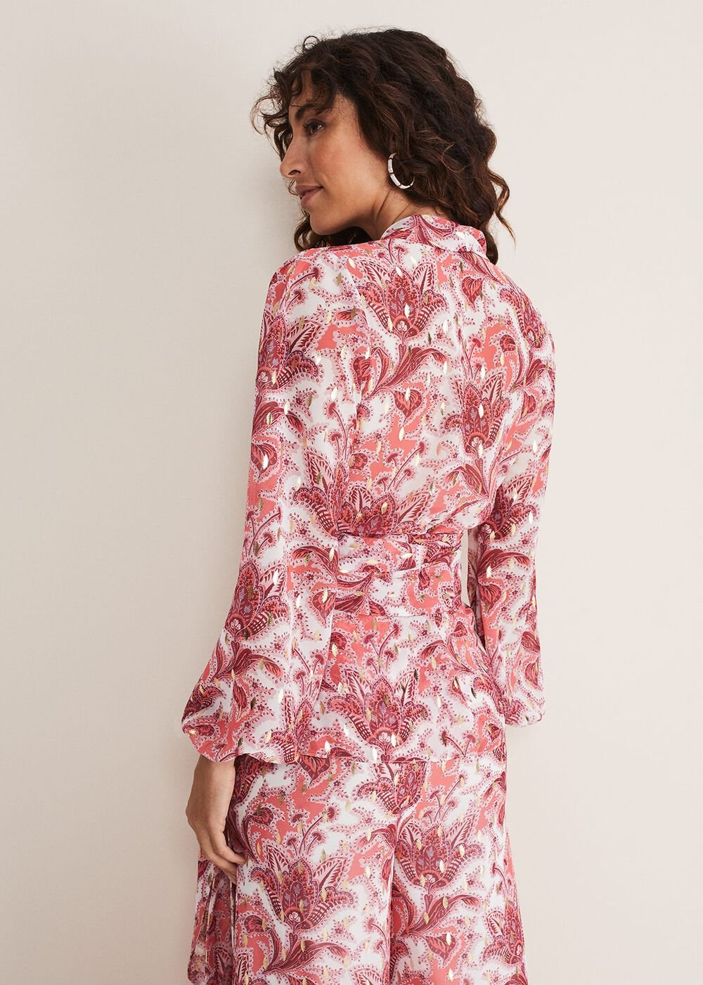 Arabella Print Top Sunset/Multi