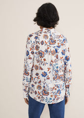 Adriel Floral Shirt Cream/Multi