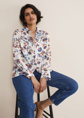 Adriel Floral Shirt Cream/Multi