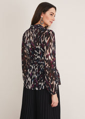 Florentine Printed Blouse Multi-Coloured
