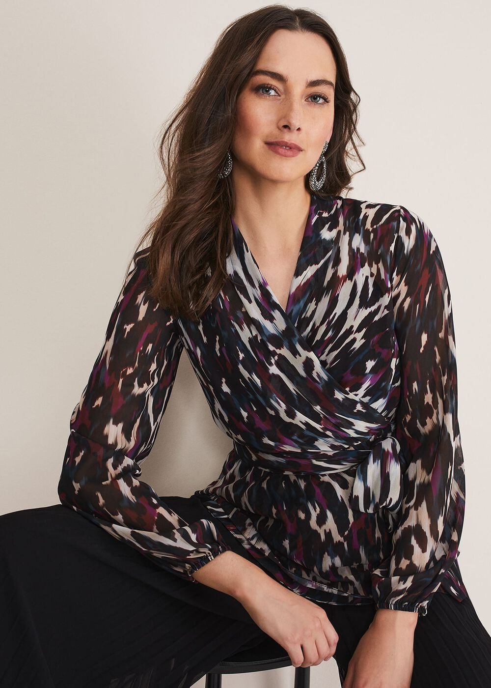 Florentine Printed Blouse Multi-Coloured