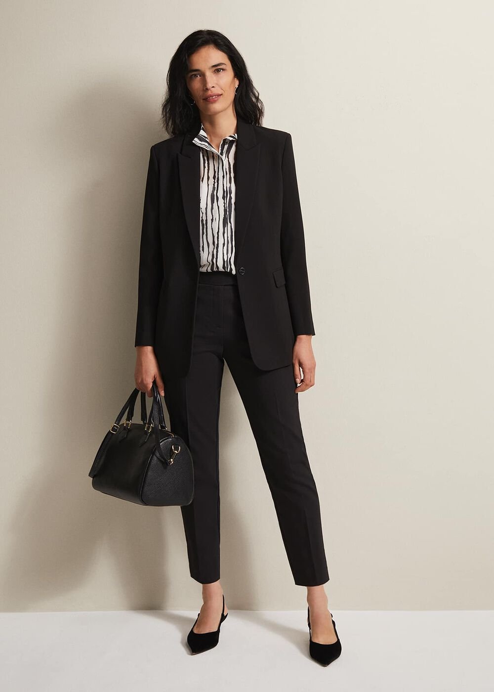Leinani Mark Making Print Blouse Black/Multi