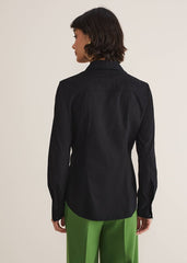 Black Fitted Shirt Black