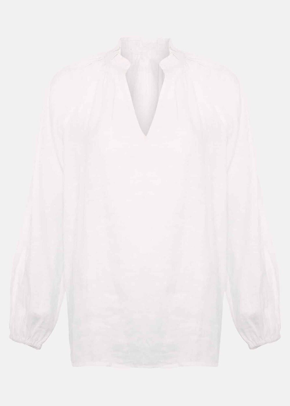 Nova Linen Blouse White