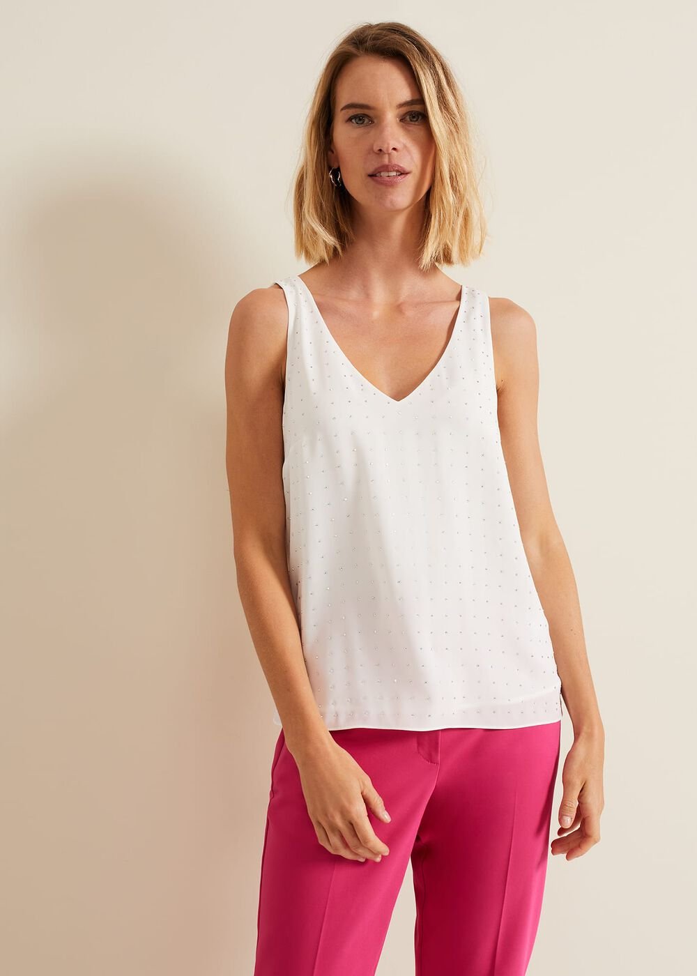 Hayley Hotfix Vest Nude