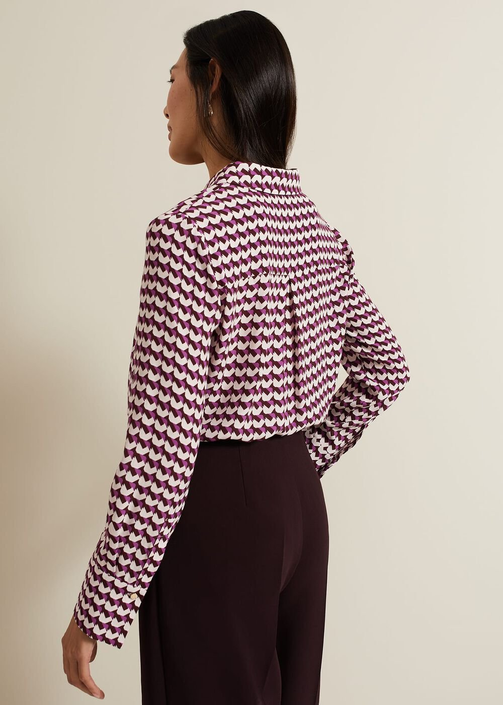 Gina Geo Print Shirt Multi-Coloured