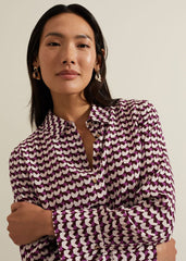 Gina Geo Print Shirt Multi-Coloured