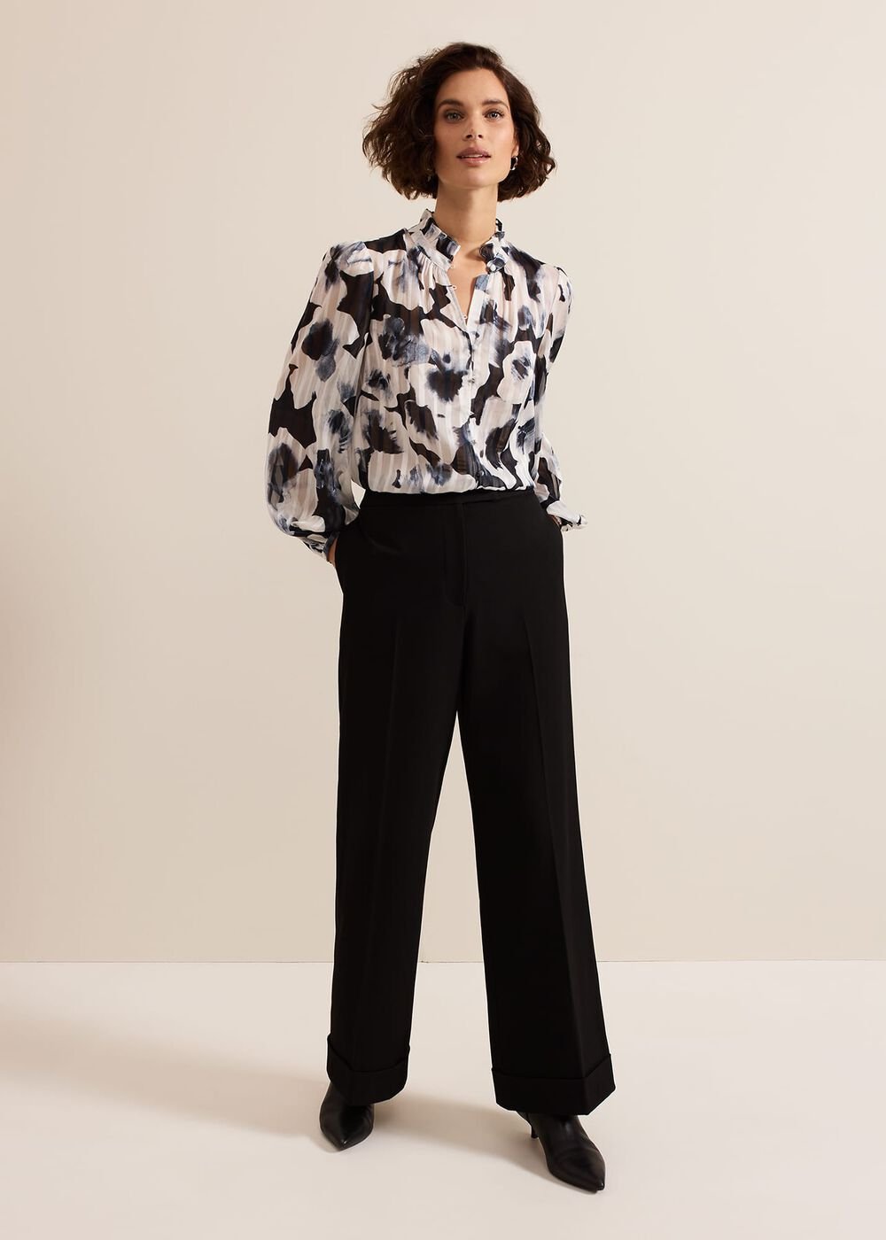 Feya Floral Print Blouse Multi-Coloured