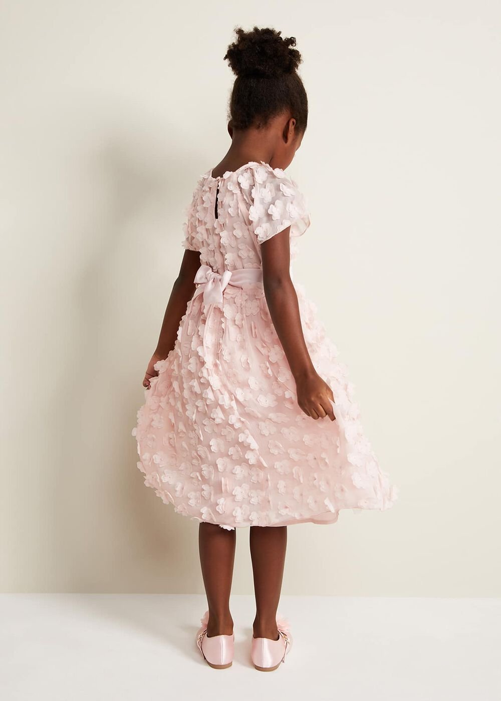 Alice Flower Fit And Flare Dress Antique Rose