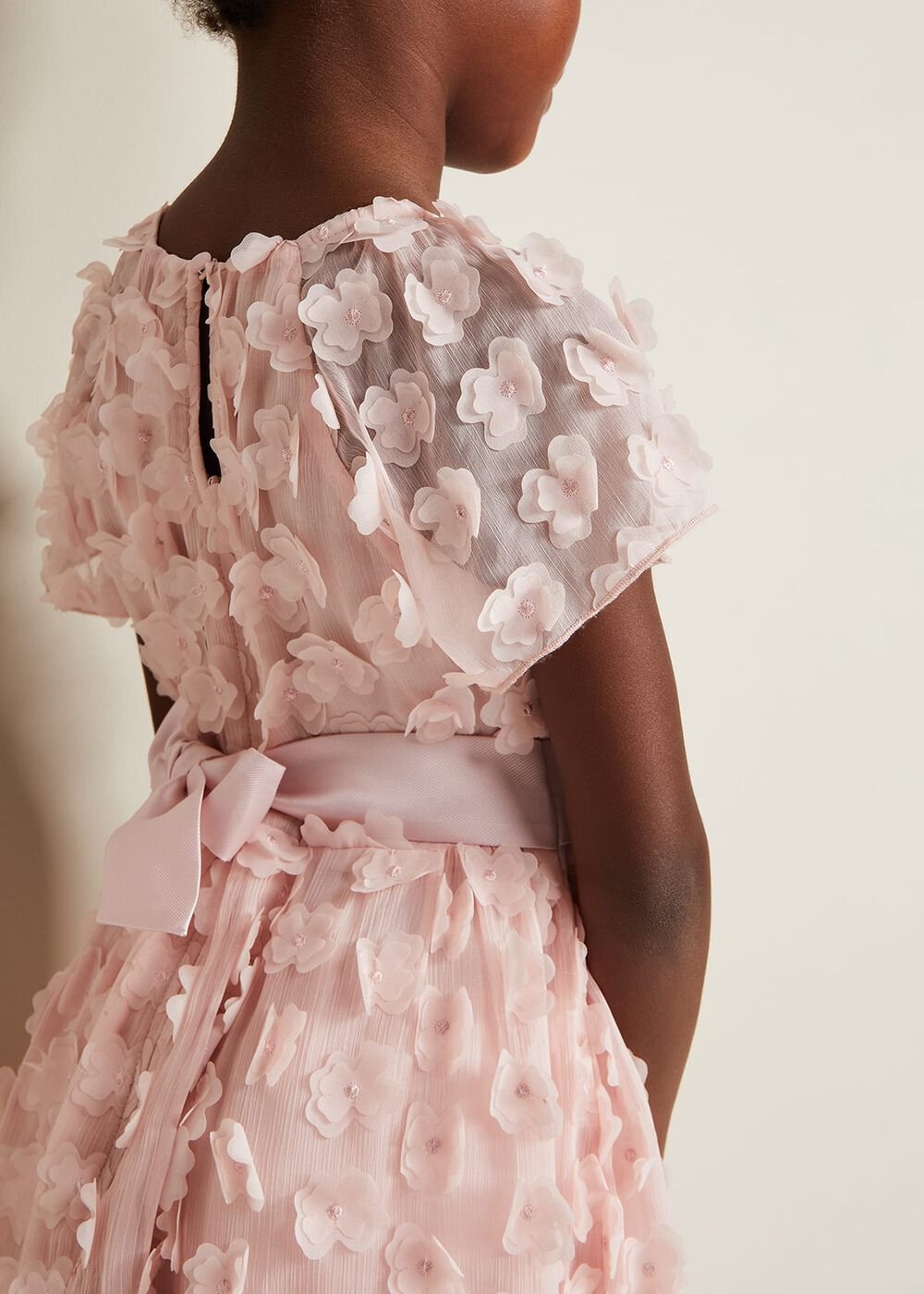 Alice Flower Fit And Flare Dress Antique Rose