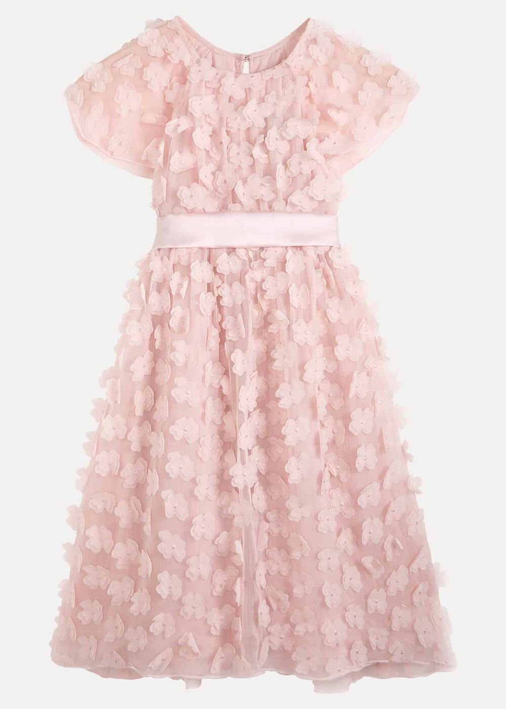 Alice Flower Fit And Flare Dress Antique Rose