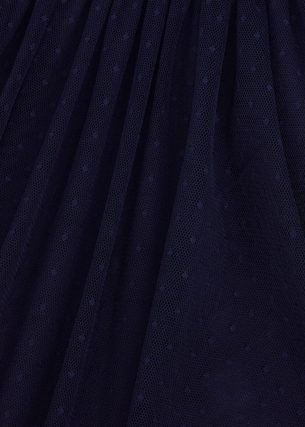 Jasmine Tulle Fit And Flare Dress Navy