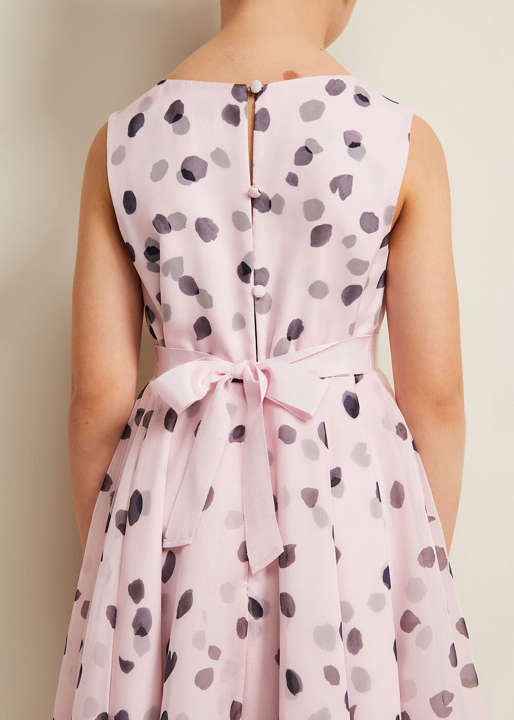 Megura Polka Dot Fit And Flare Dress Multi-Coloured