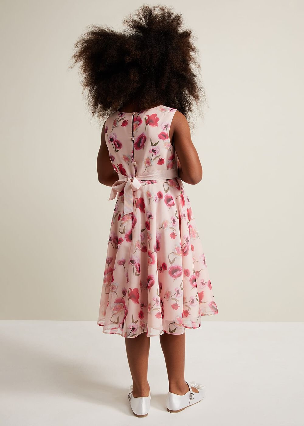 Mirabel Floral Fit And Flare Dress Multi-Coloured
