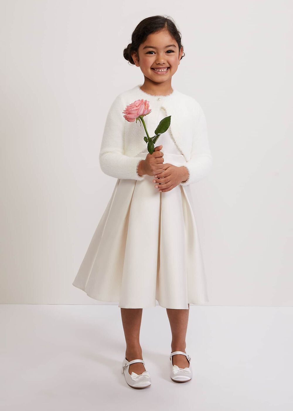 Giselle Fluffy Cover Up Ivory
