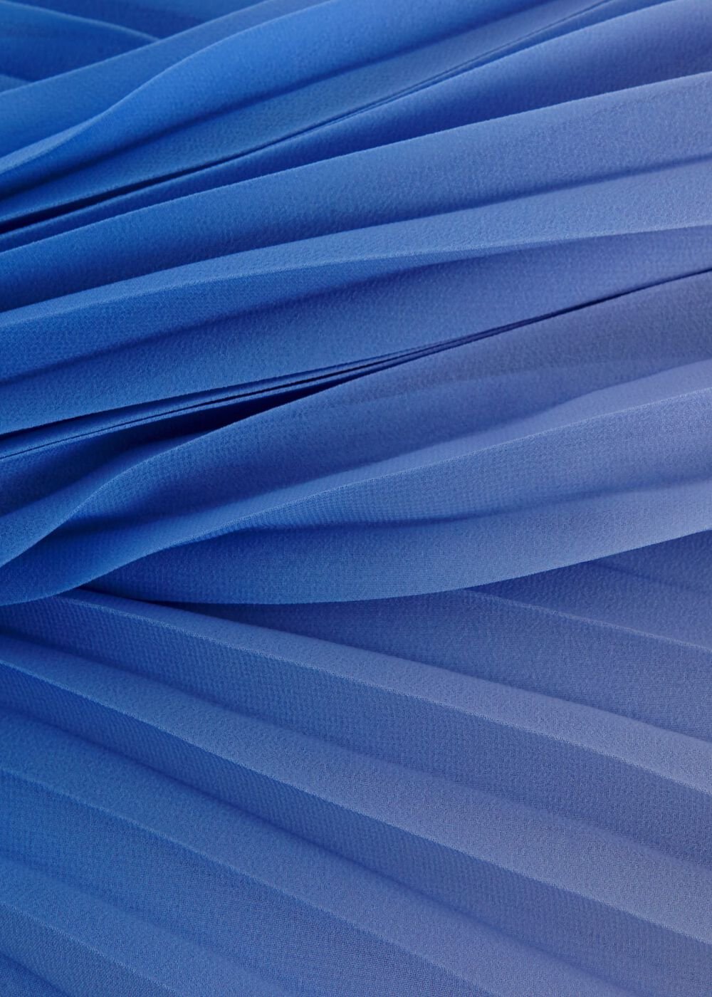 Jessie Ombre Pleat Dress Blue