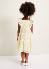 Daisy Smock Dress Yellow