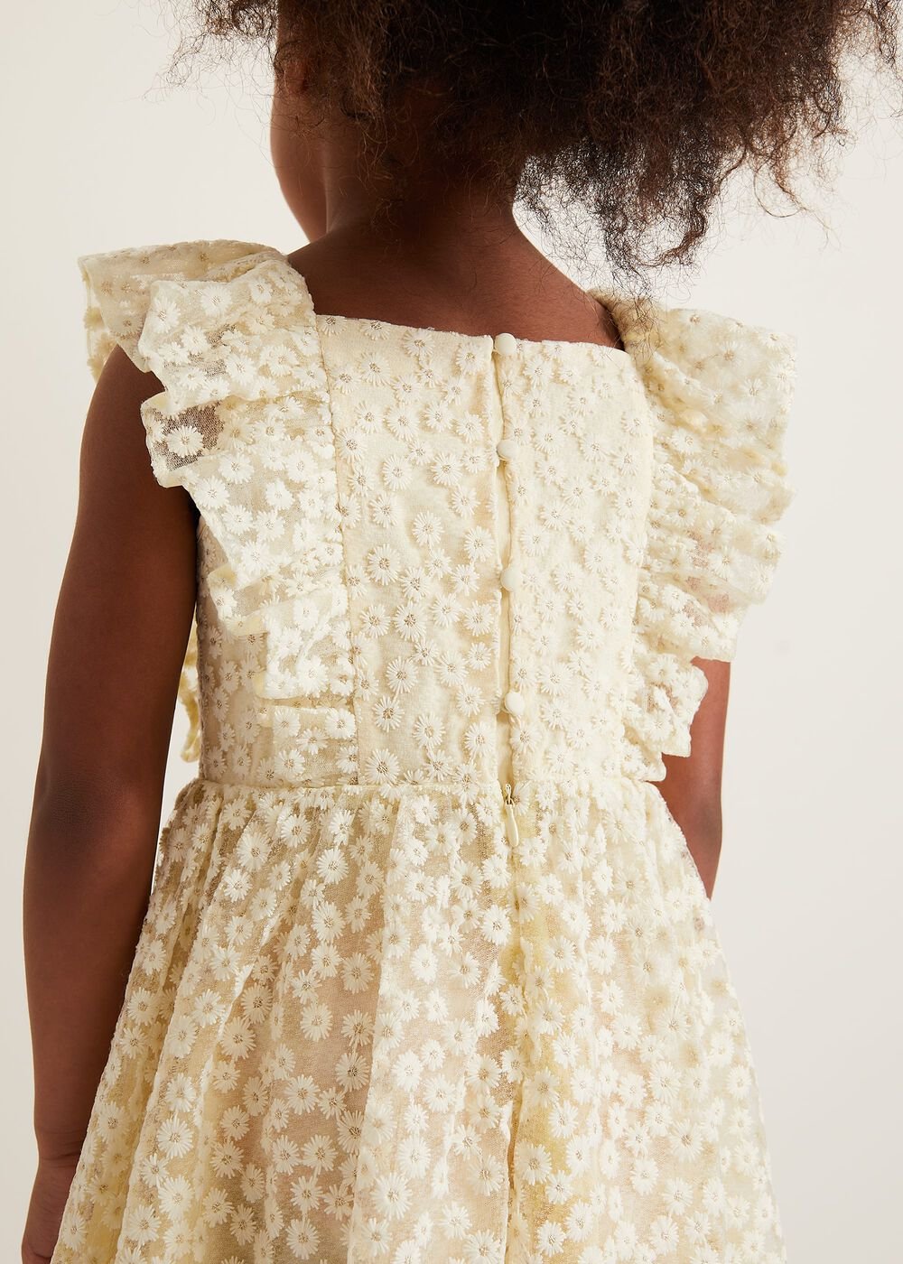 Daisy Smock Dress Yellow