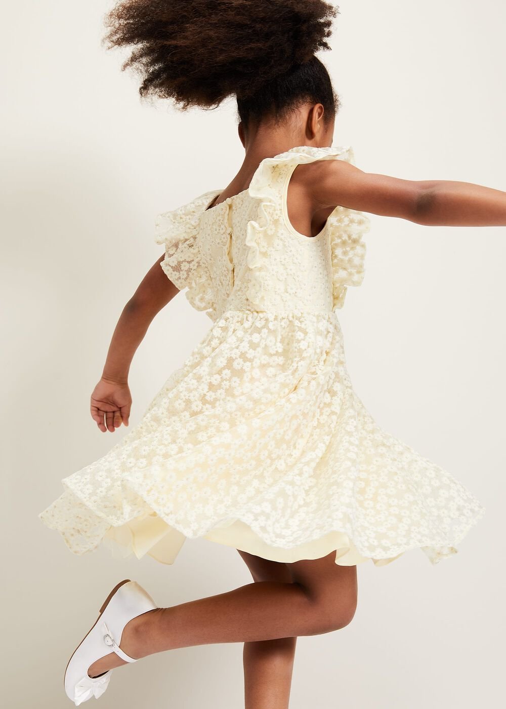 Daisy Smock Dress Yellow