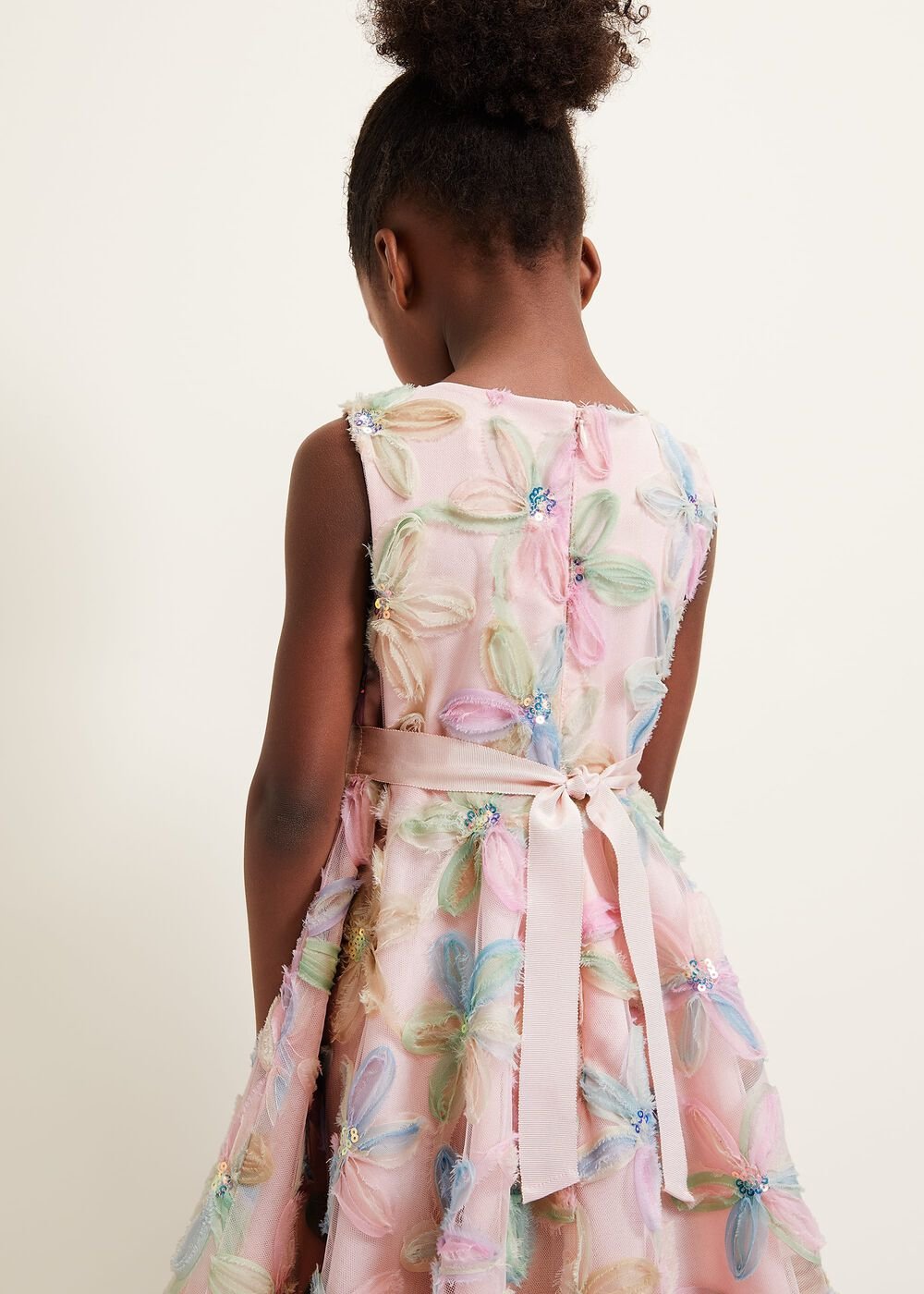 Flora Jacquard Dress Multi-Coloured