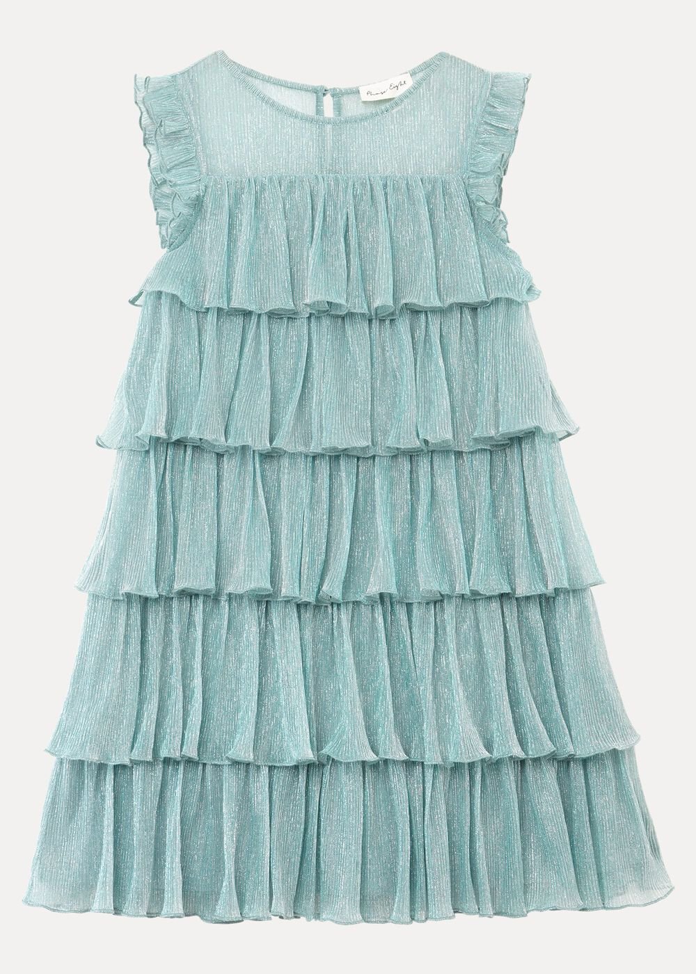 Destiny Plisse Dress Green