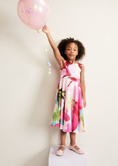 Nala Print Dress Multi-Coloured