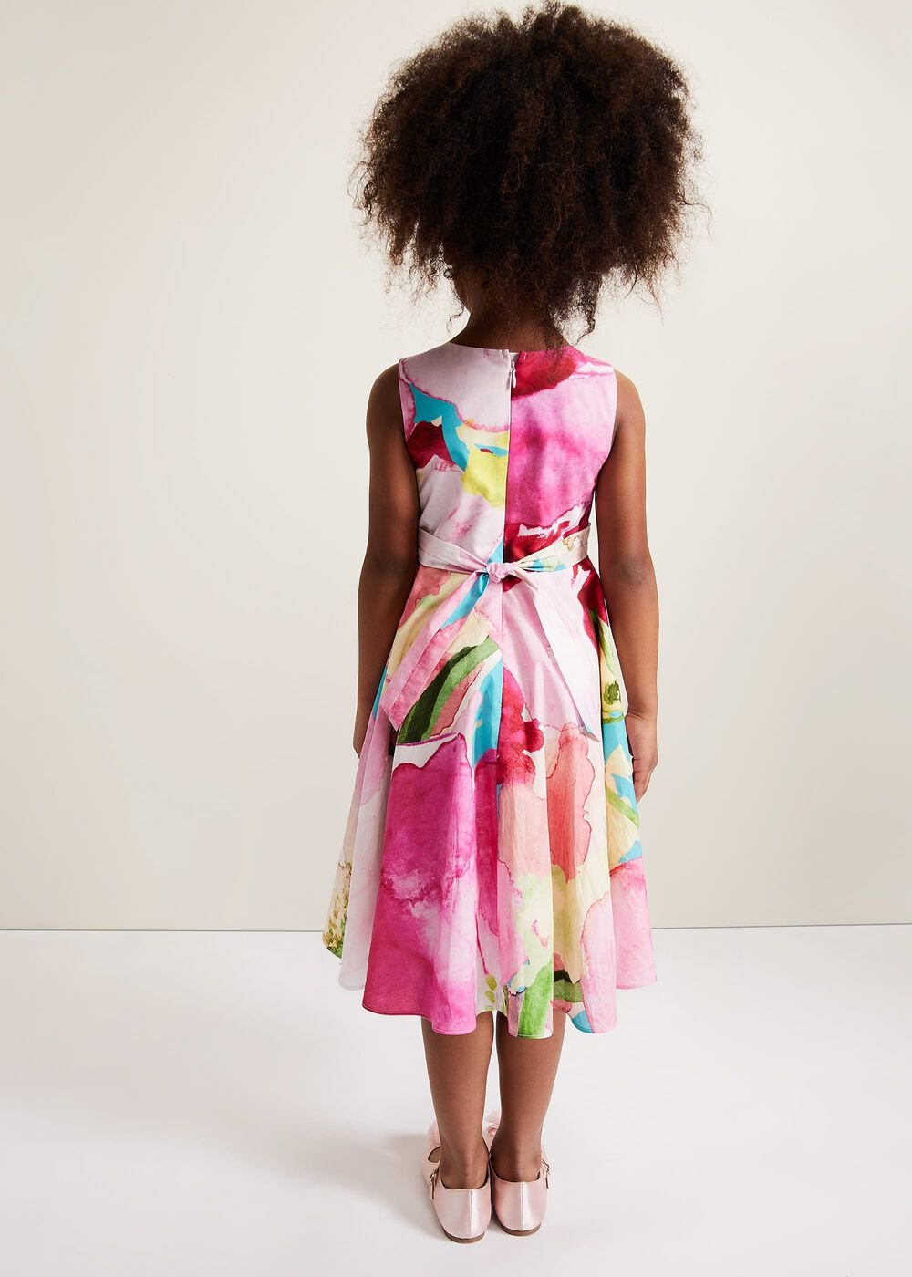 Nala Print Dress Multi-Coloured