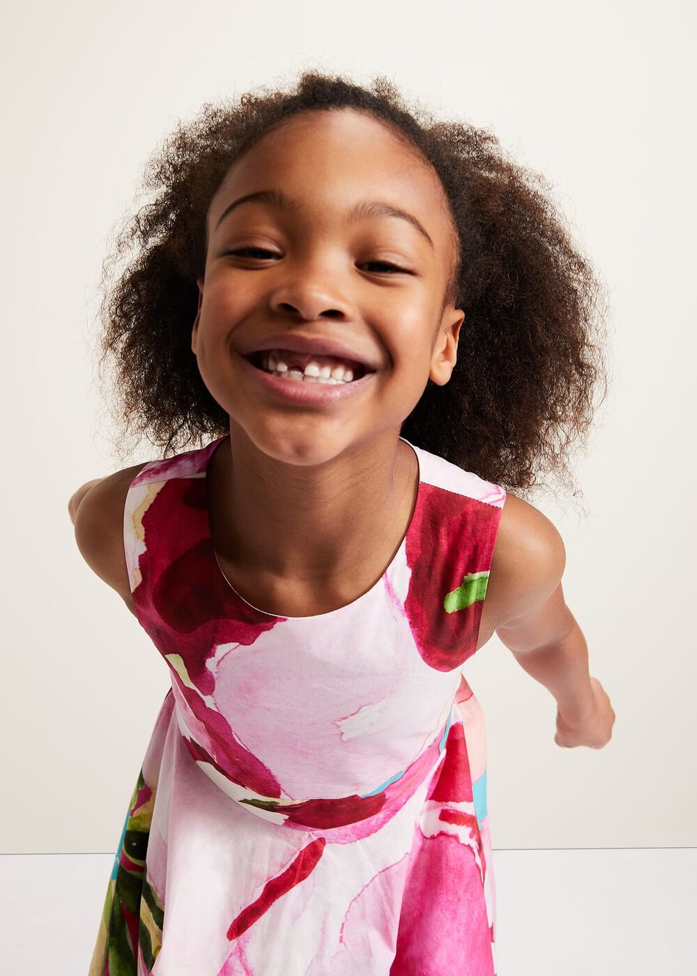 Nala Print Dress Multi-Coloured