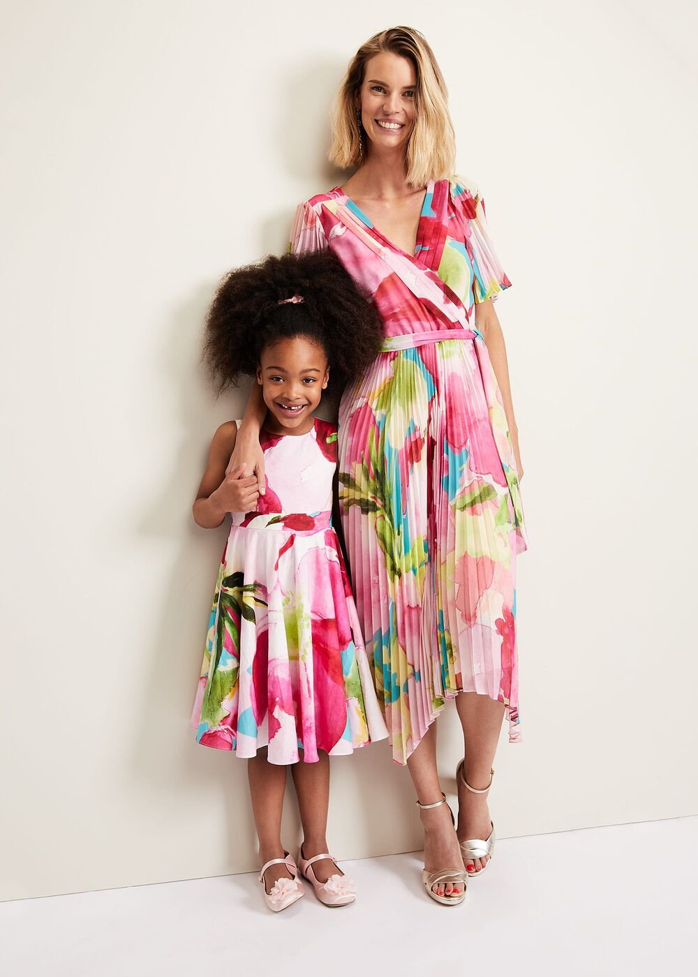 Nala Print Dress Multi-Coloured