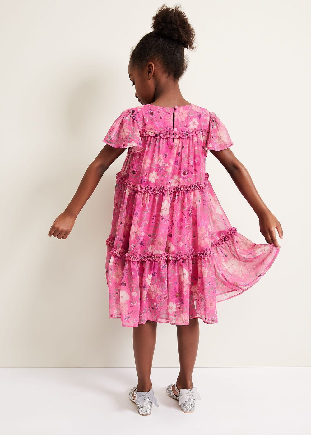 Isabela Floral Smock Dress Multi-Coloured